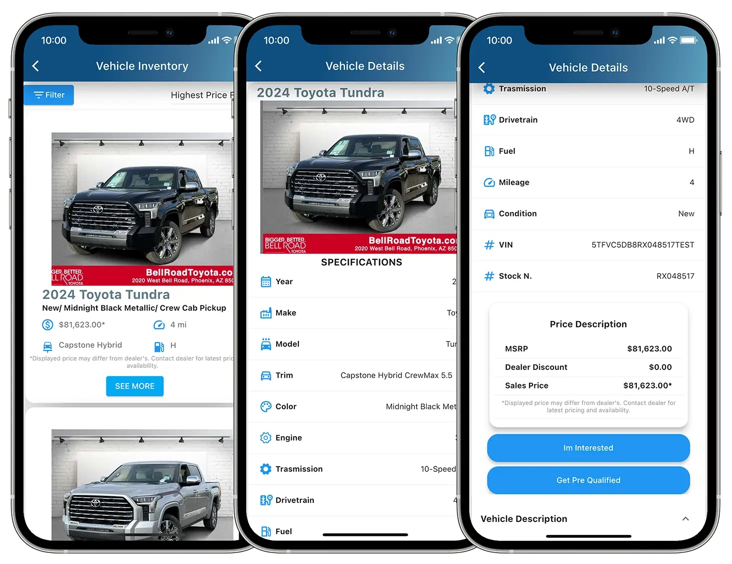 AVAS Dealer Digital Glovebox Inventory