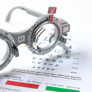 On-site eye exam