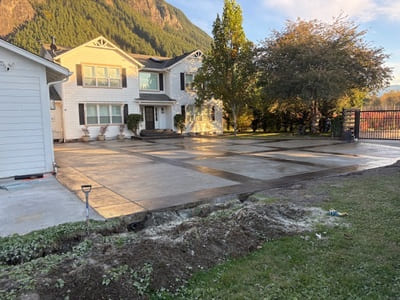 Concrete sidewalks in Seattle Washington