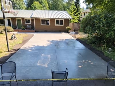 Concrete curbs in Auburn, Washington