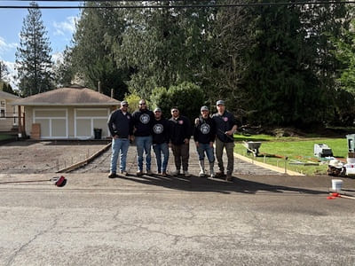 Concrete curbs in Auburn, Washington