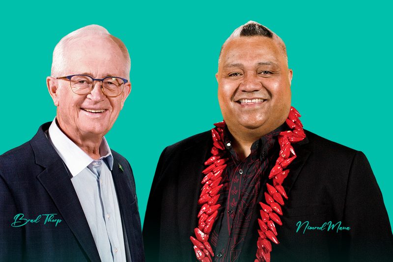 Pastor Brad Thorp and Pastor Nim Maua