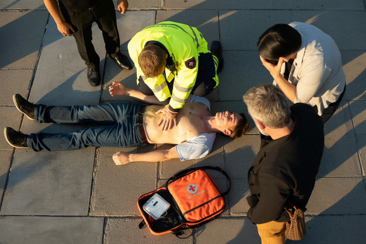 provide cardiopulmonary resuscitation