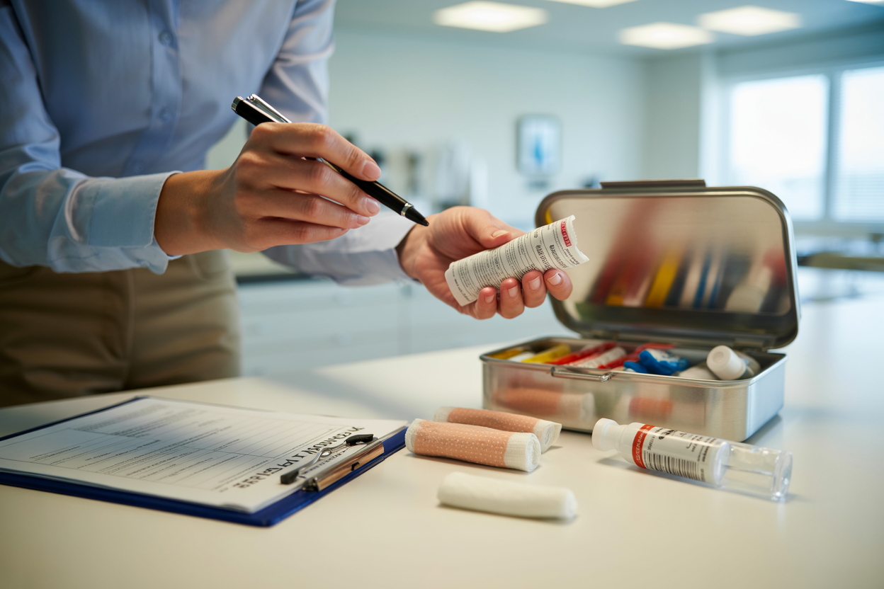childcare first aid kit audit
