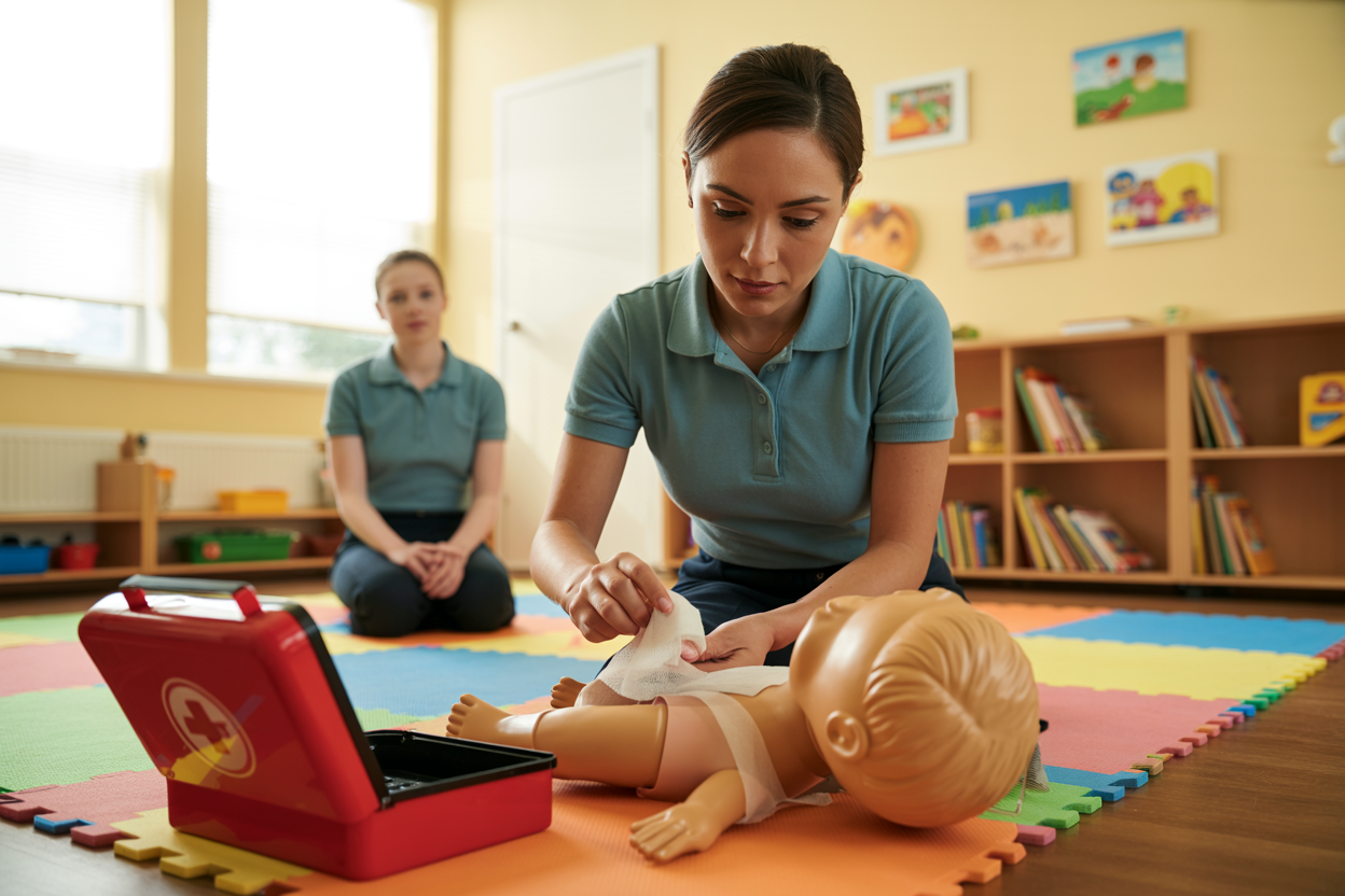 first aid kit checklist childcare