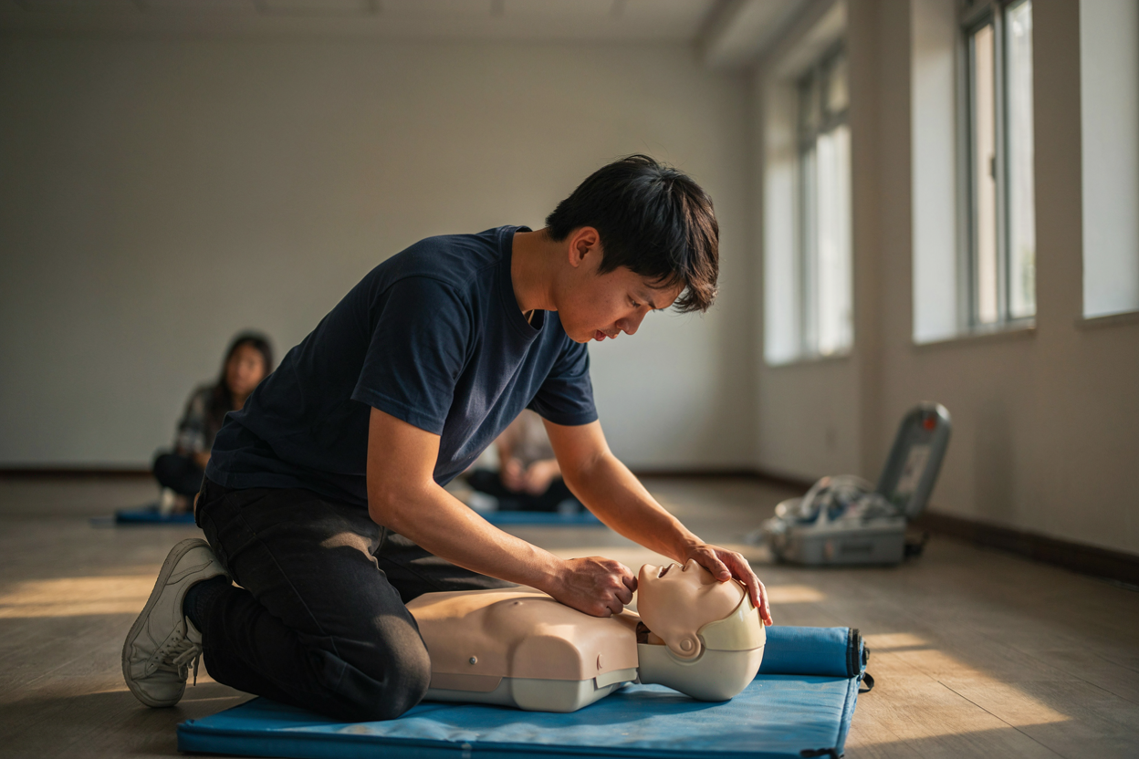 Rescue Breaths and Compression Cycle