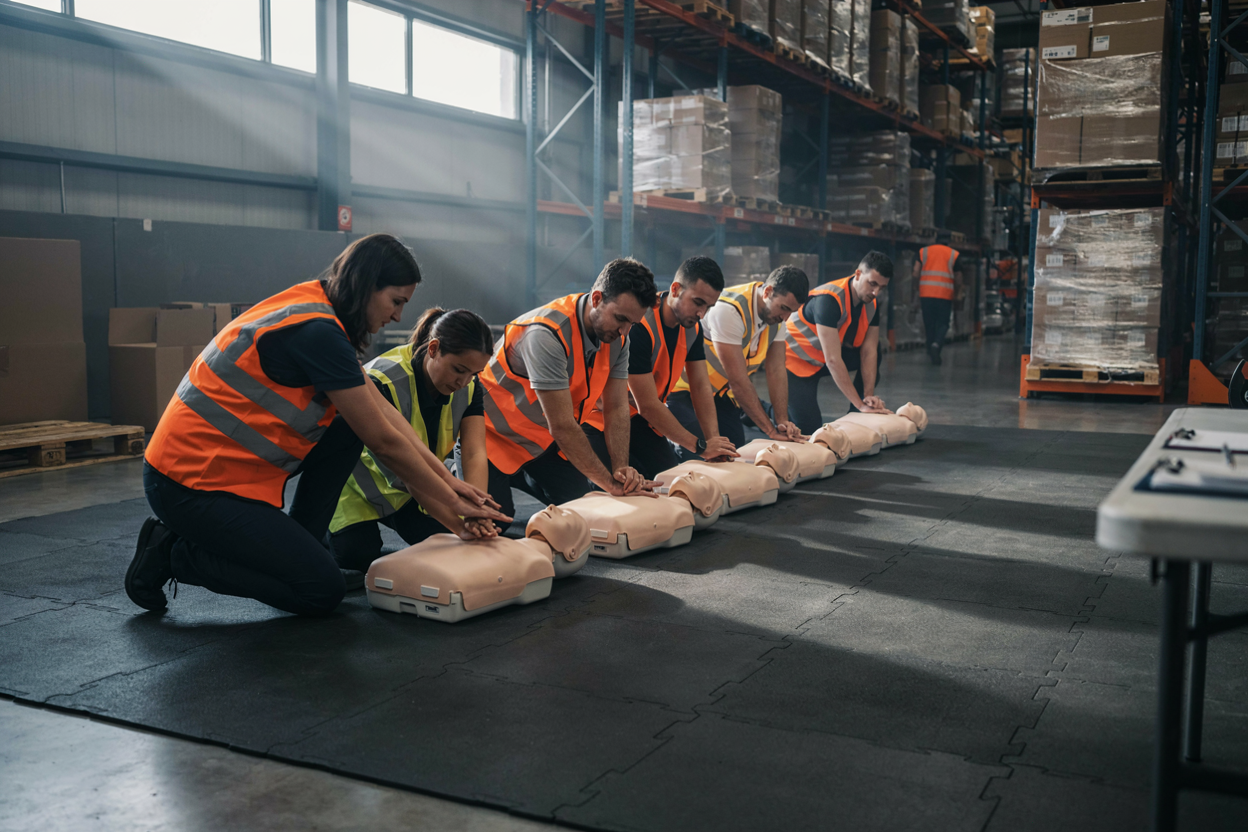 group workplace CPR training