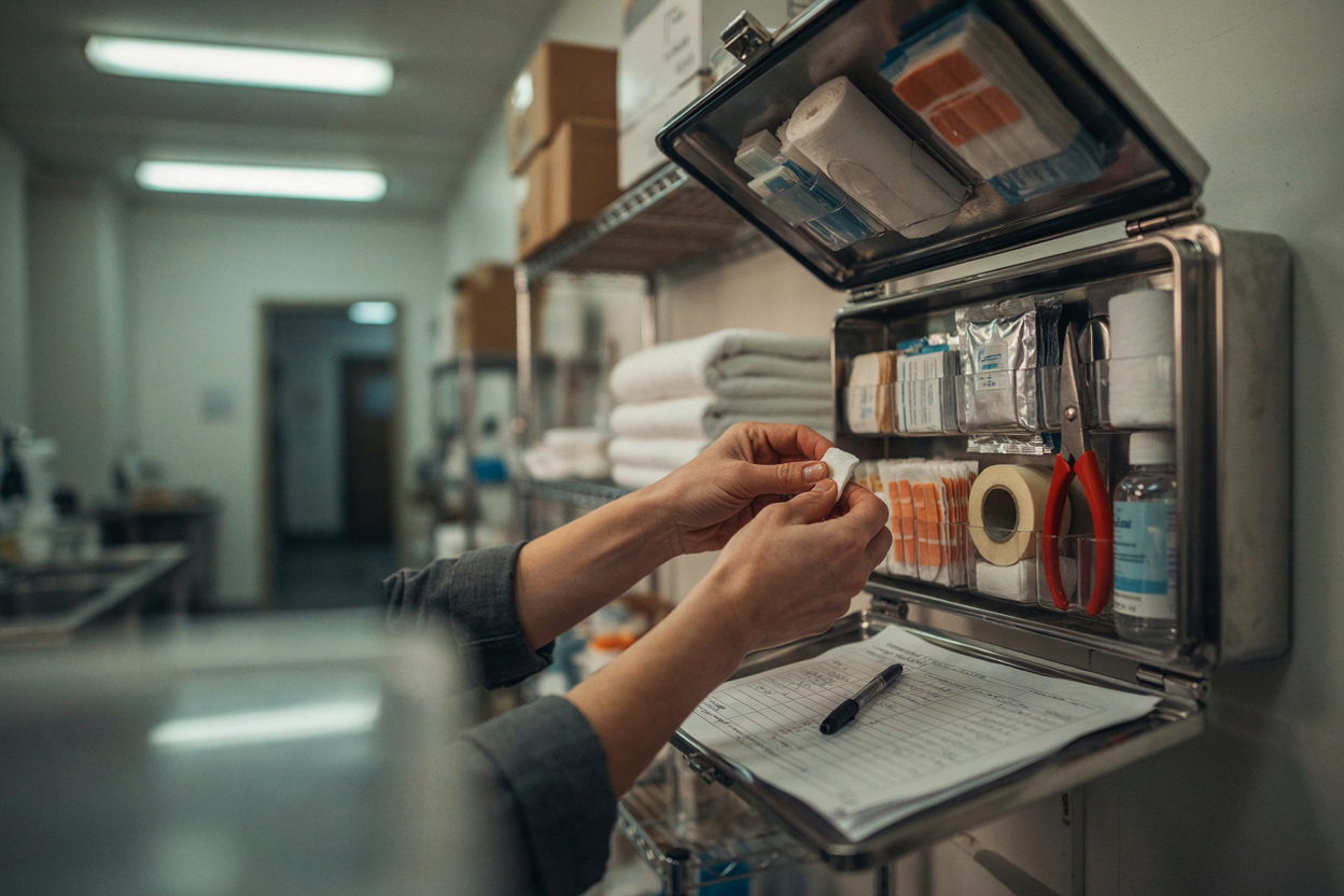 Adequate first aid arrangements