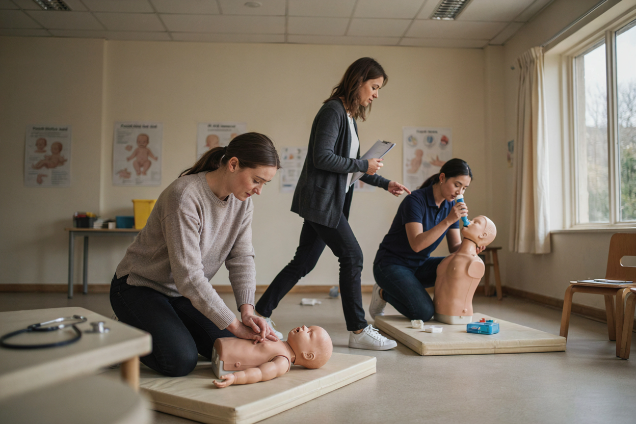 Infant CPR and Asthma Station