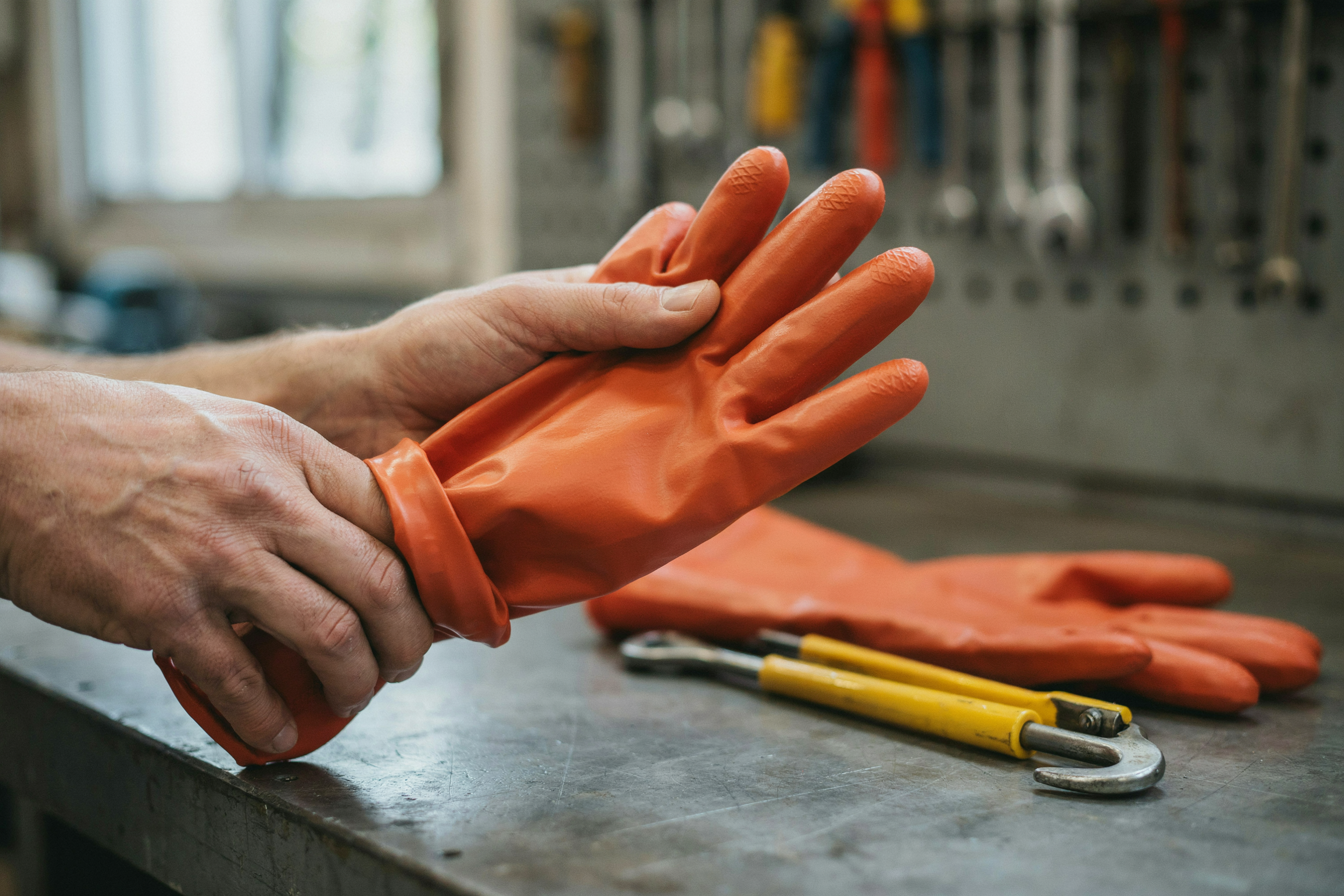 Glove air test