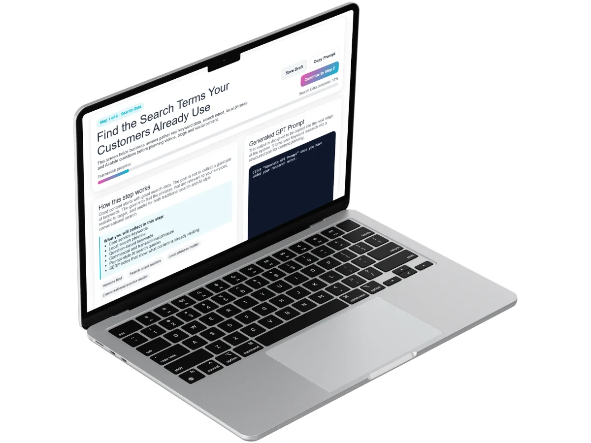 Photo of the CLP Marketing System that is in development