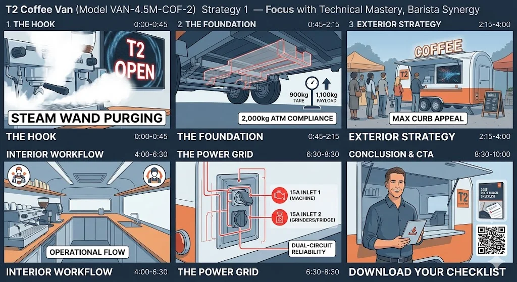 Video 1 Storyboard - T2 Coffee Van
