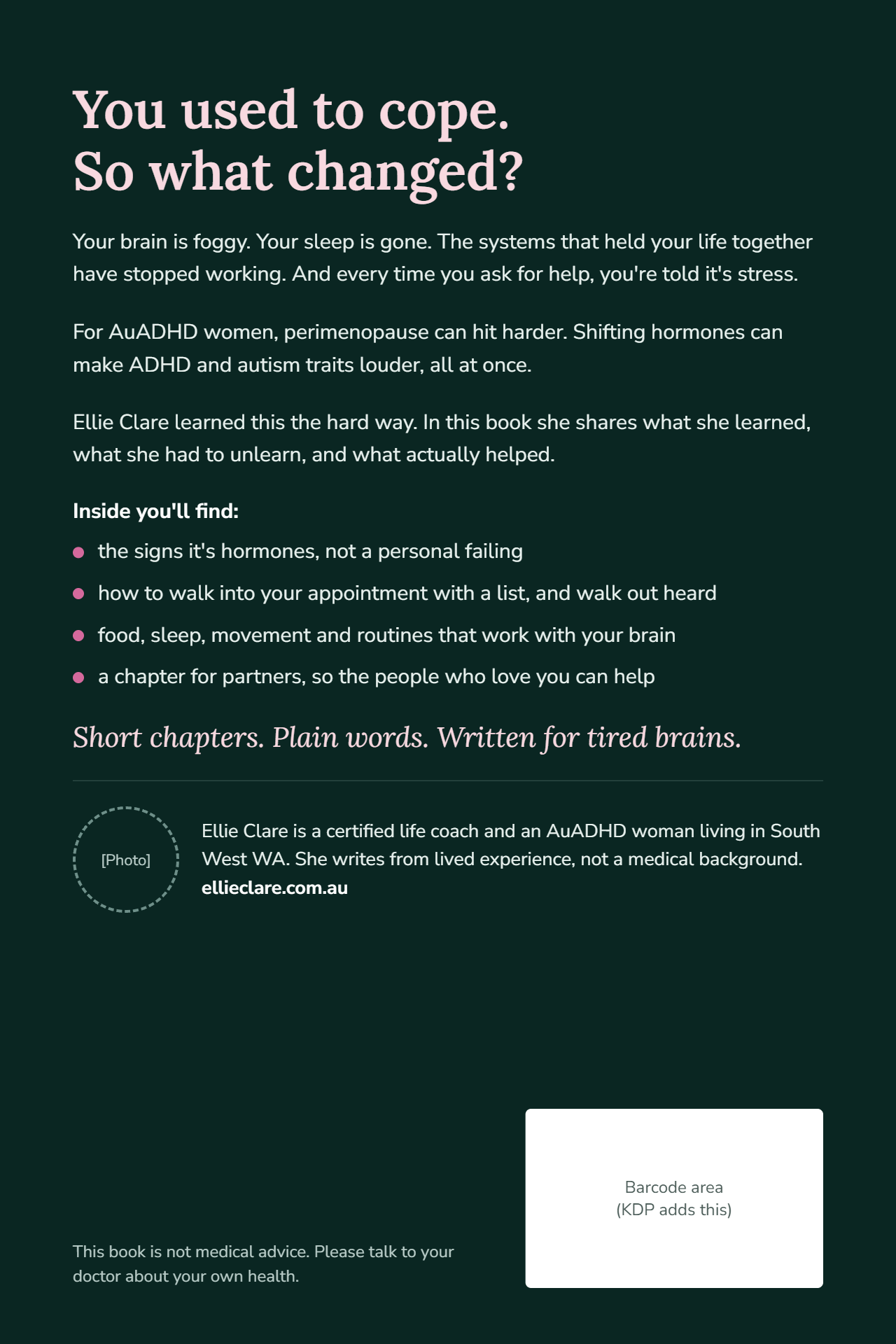 Paperback back cover