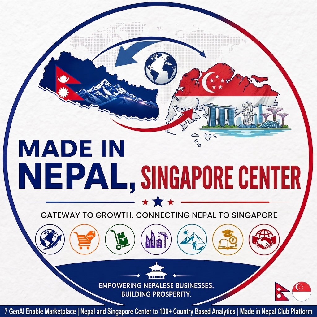 Made in Nepal, Singapore Center logo
