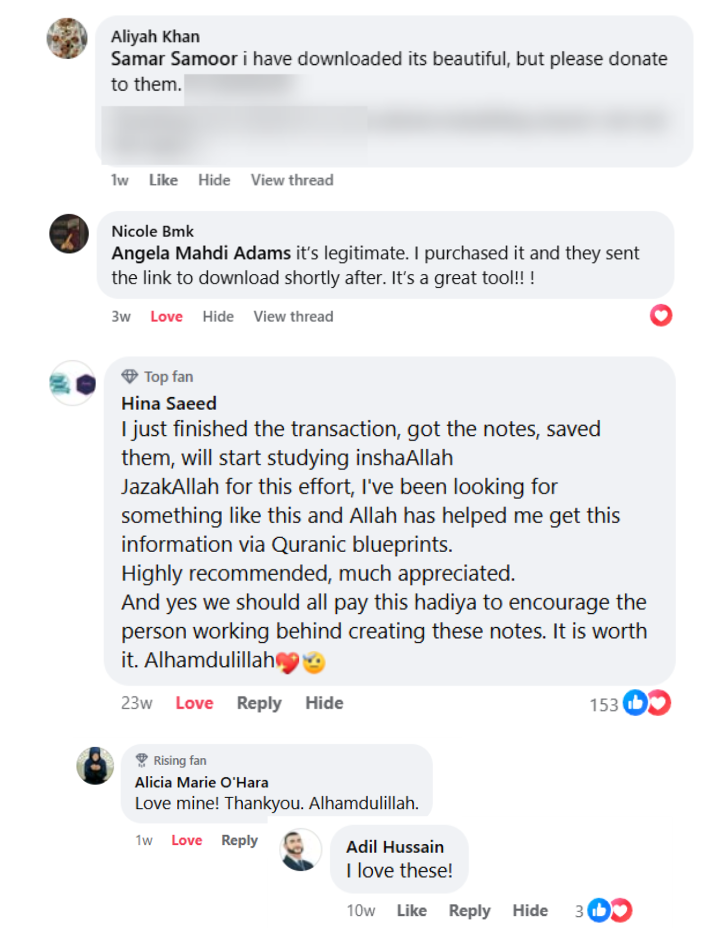 Student testimonial 1