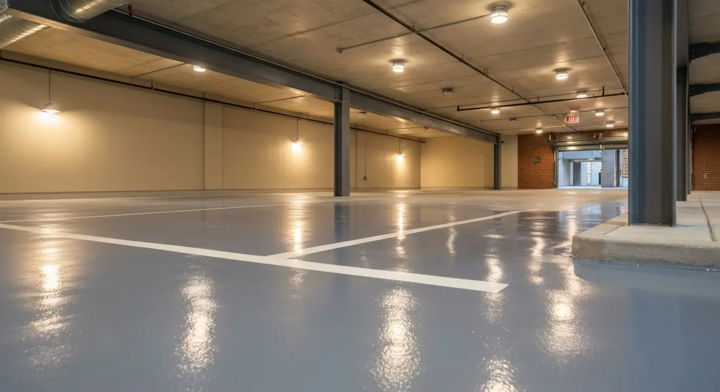 Garage epoxy flooring