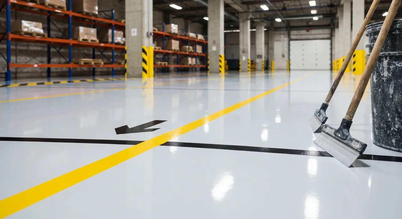 Commercial epoxy flooring