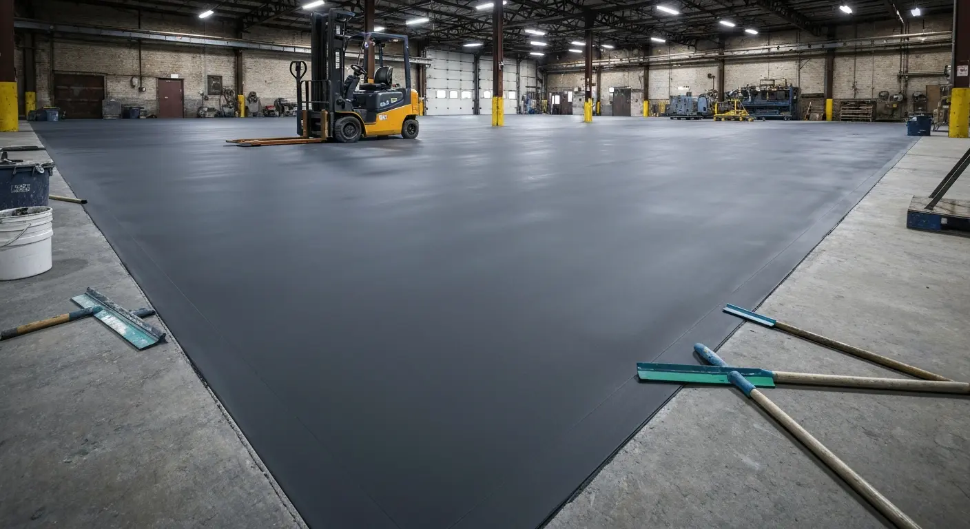 Heavy-impact epoxy mortar