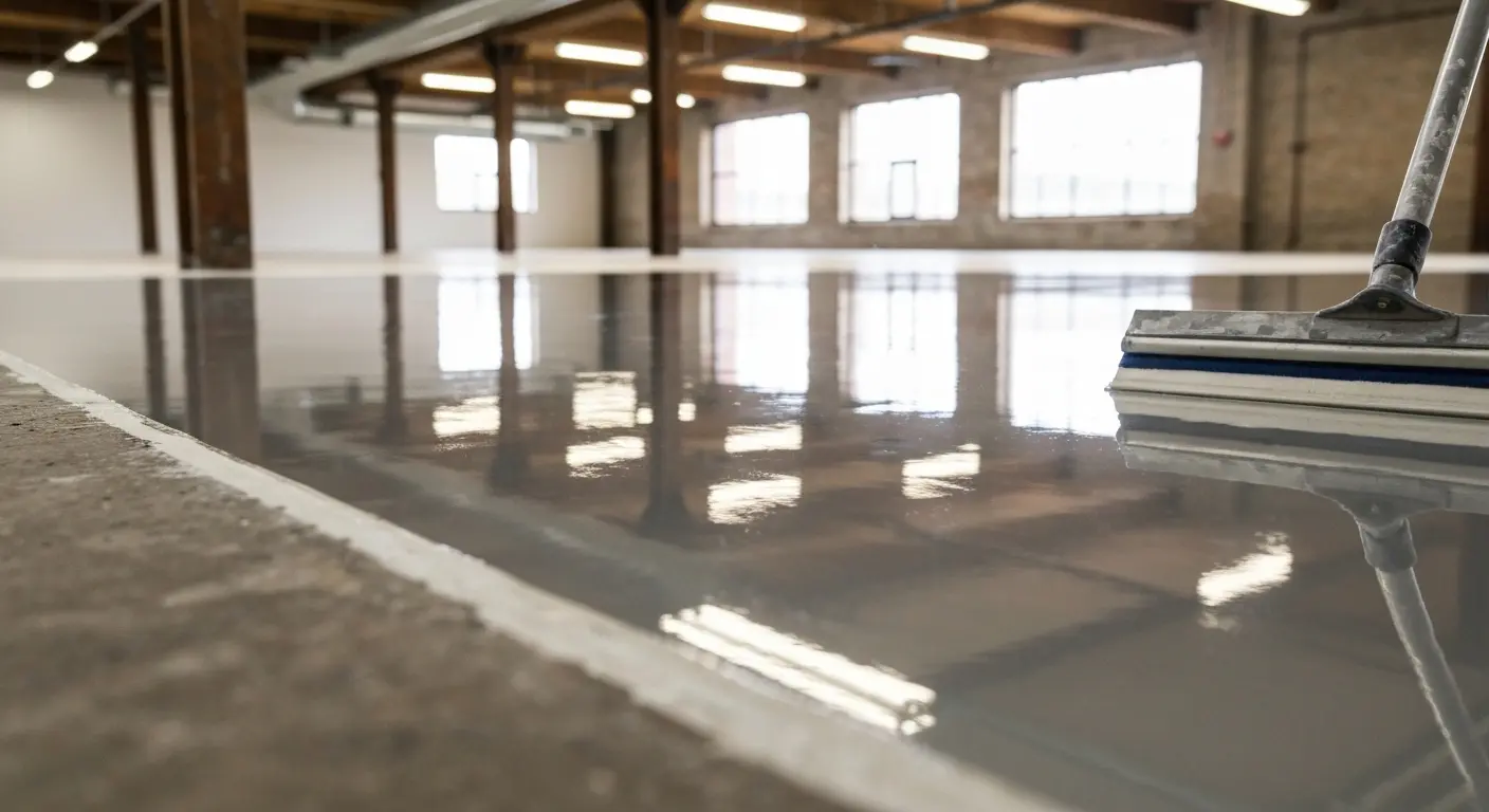Residential epoxy flooring