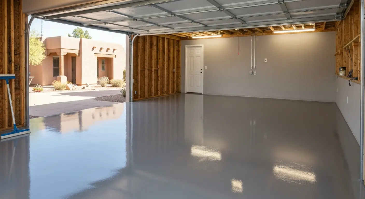Garage epoxy flooring