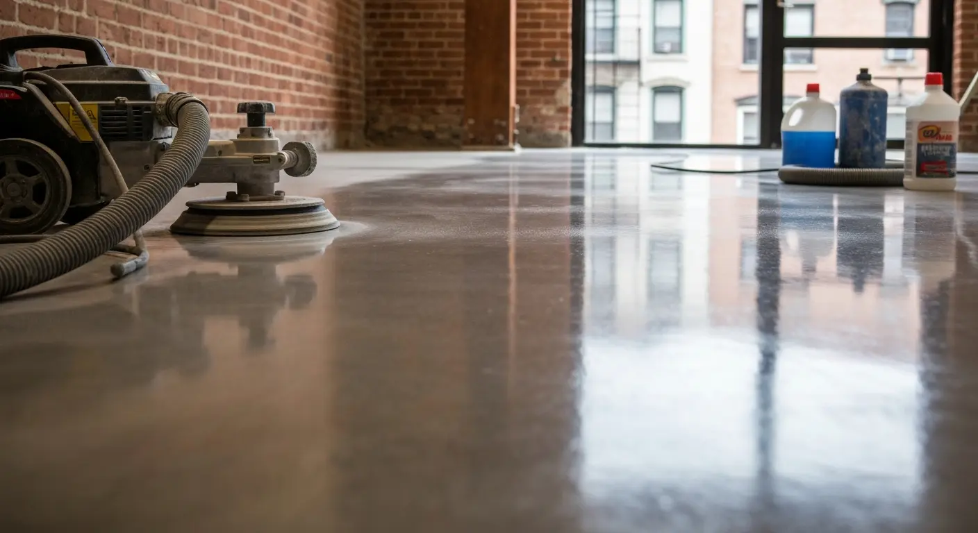 Concrete repair and polishing service