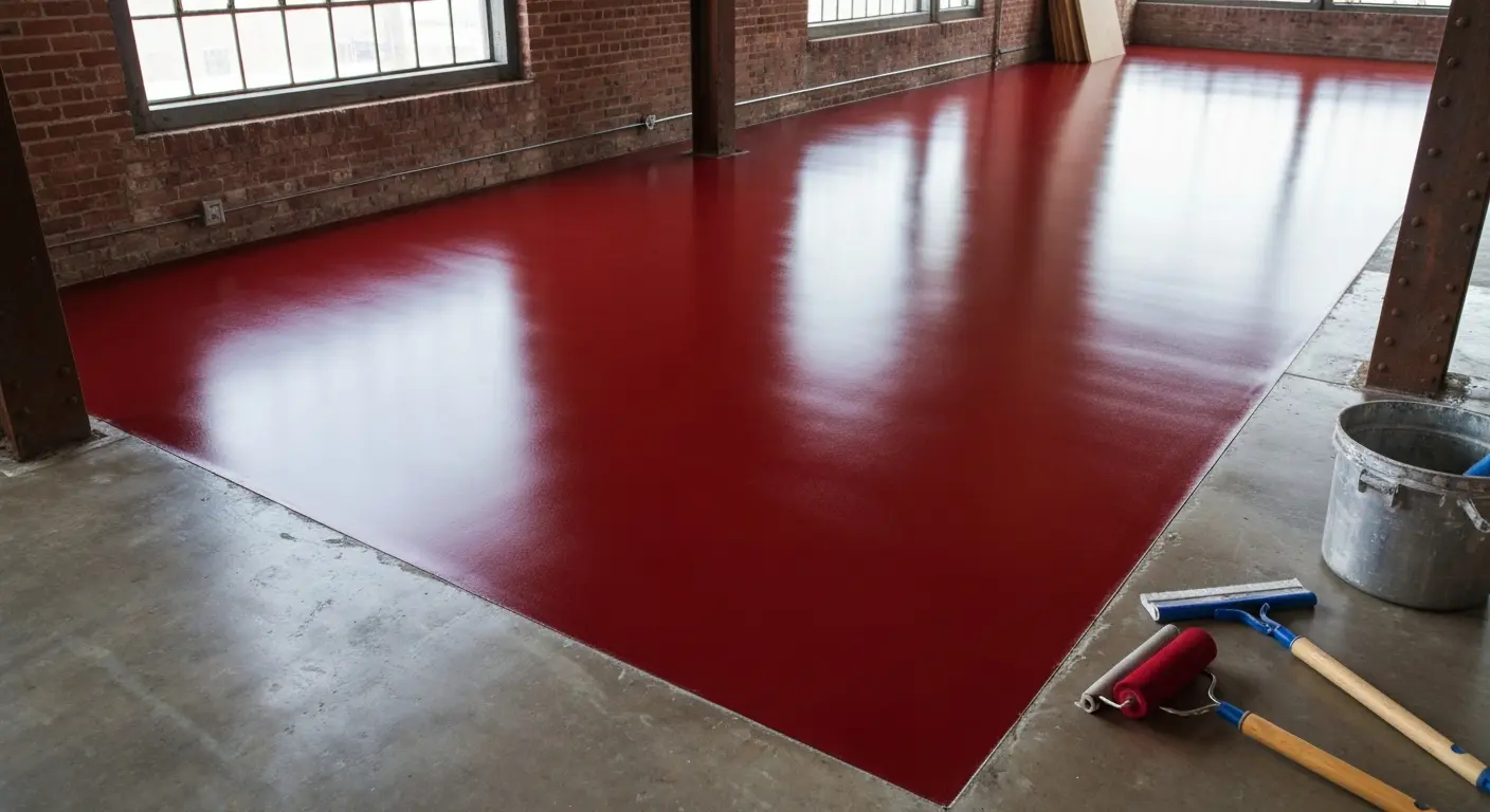 Solid color epoxy