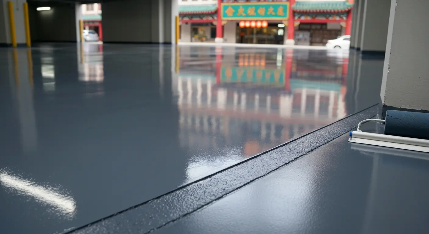 Garage epoxy flooring