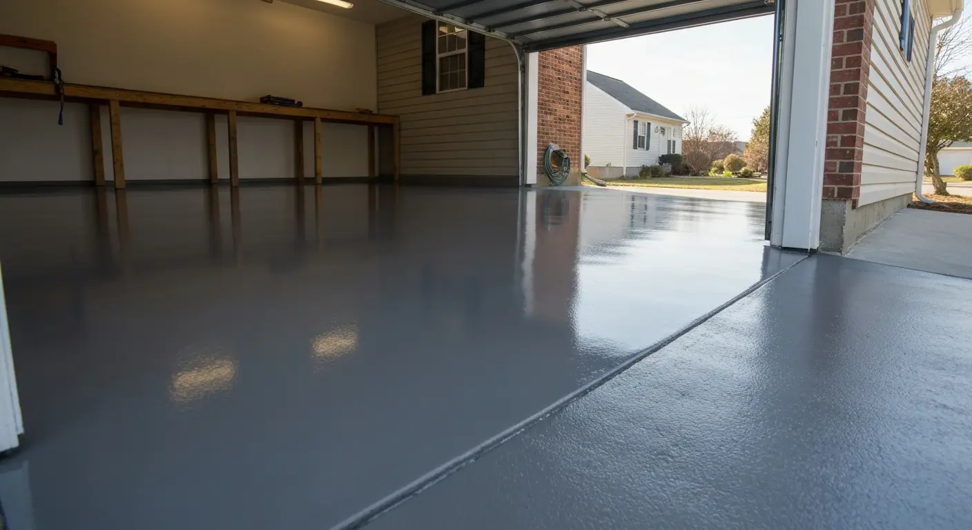 Garage epoxy flooring