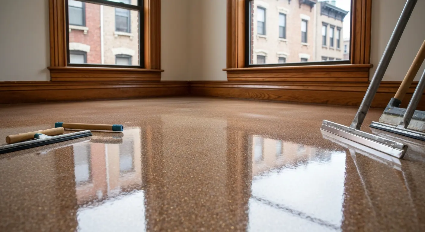 Residential epoxy flooring