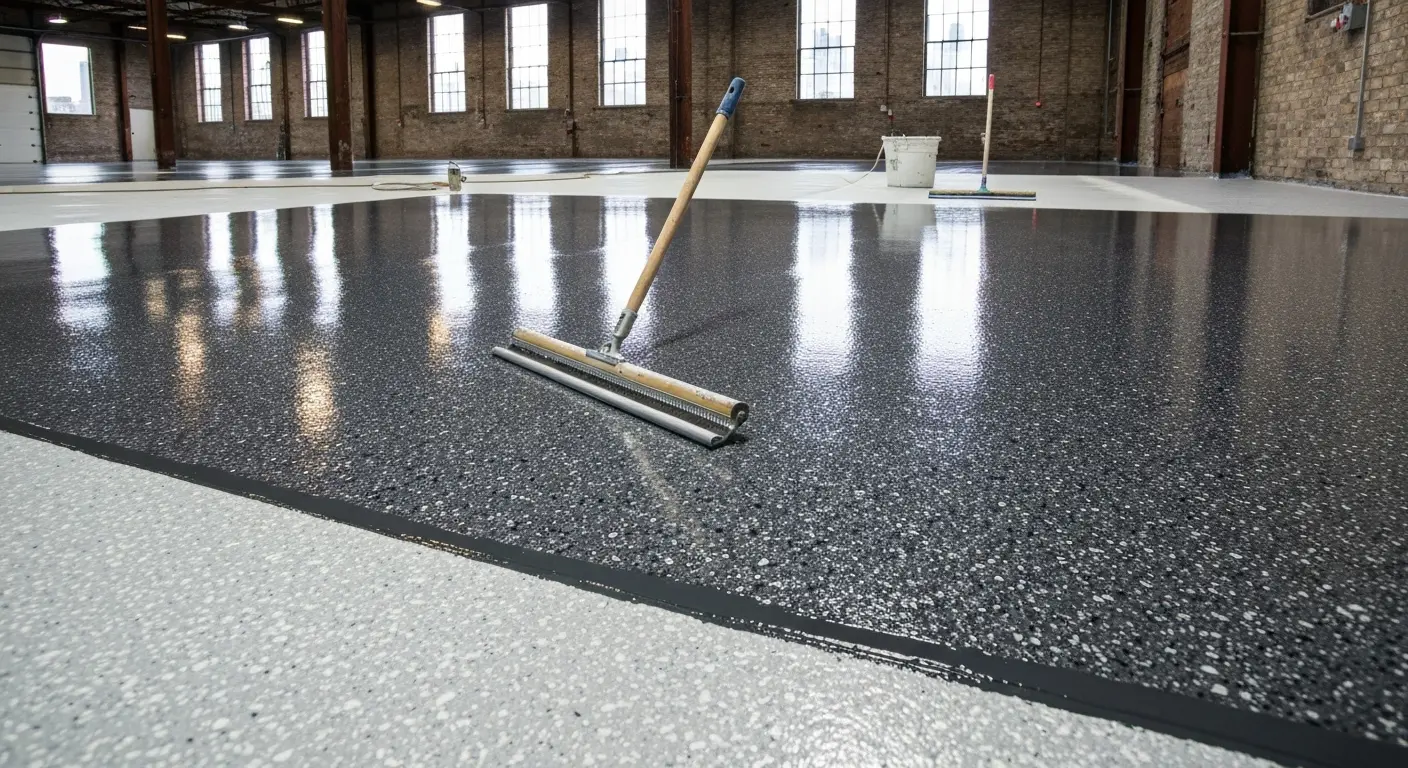 Commercial epoxy flooring