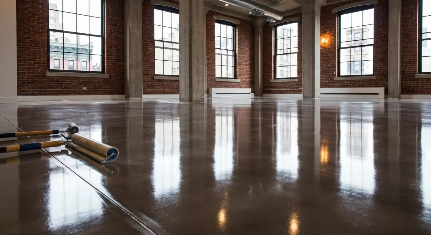 Residential epoxy flooring