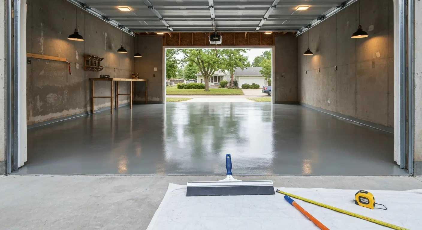 Garage epoxy flooring