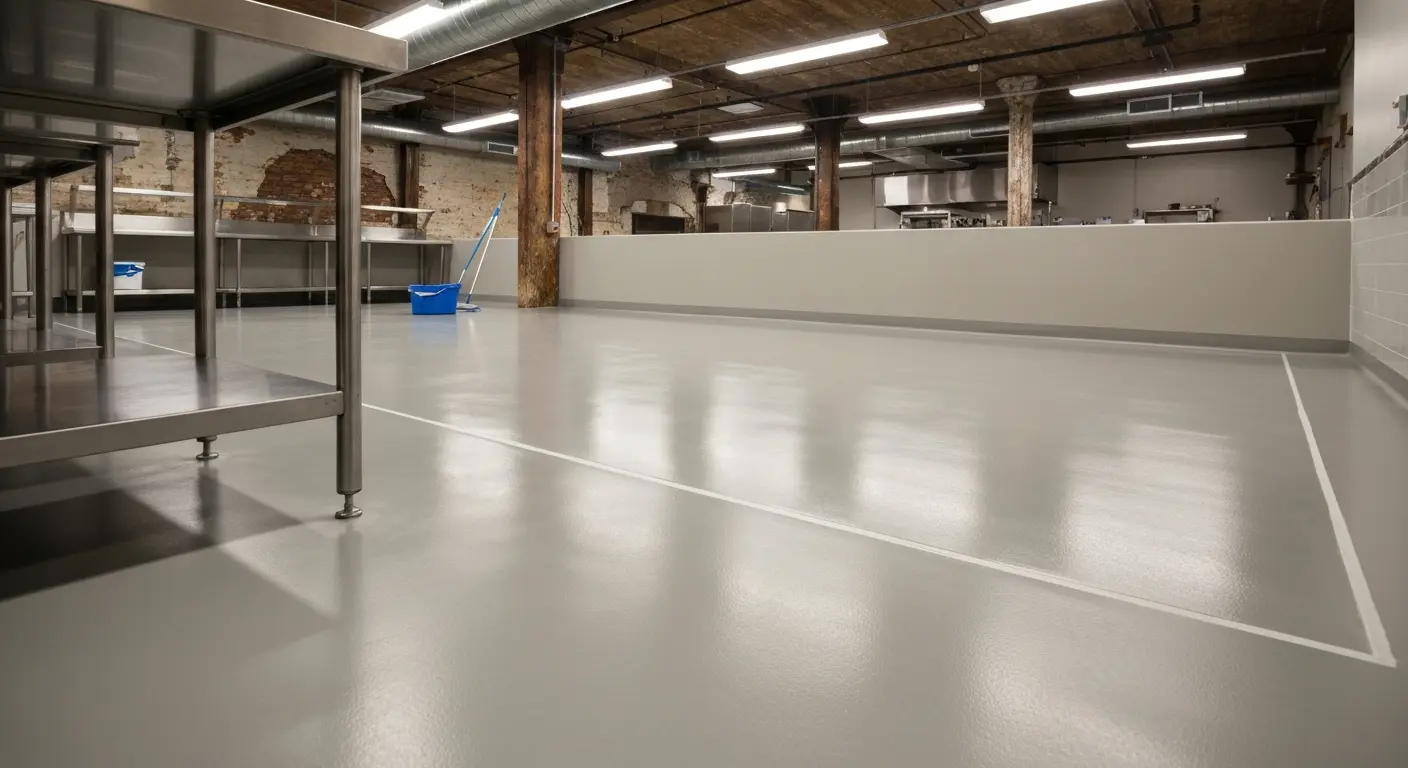 Commercial epoxy floor