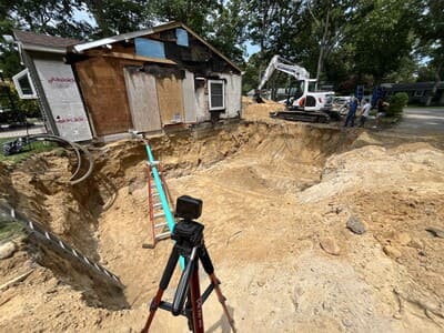 Excavation in Suffolk County