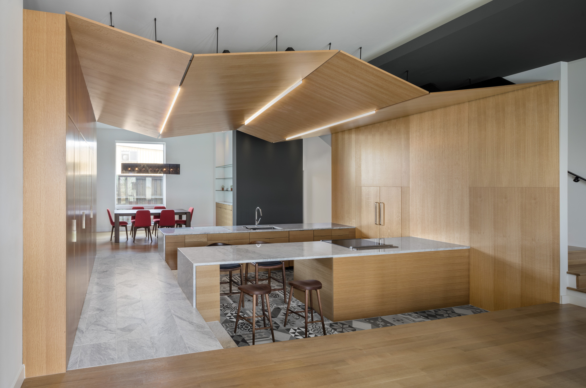 ATRIA Denver custom cabinets designed and built by Concept 32 ATRIA Denver custom cabinets designed and built by Concept 32