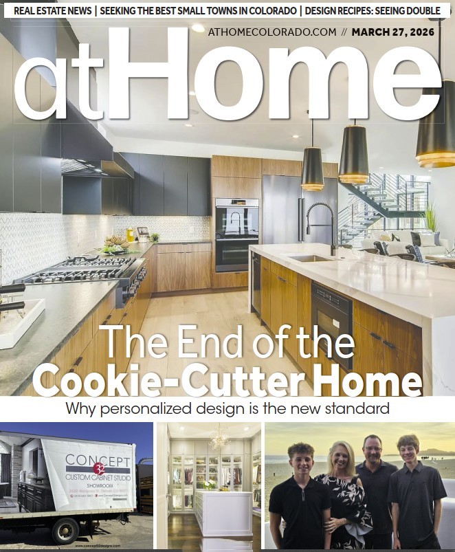 At Home Colorado Cover Feature on Concept 32 Custom Cabinets At Home Colorado Cover Feature on Concept 32 Custom Cabinets