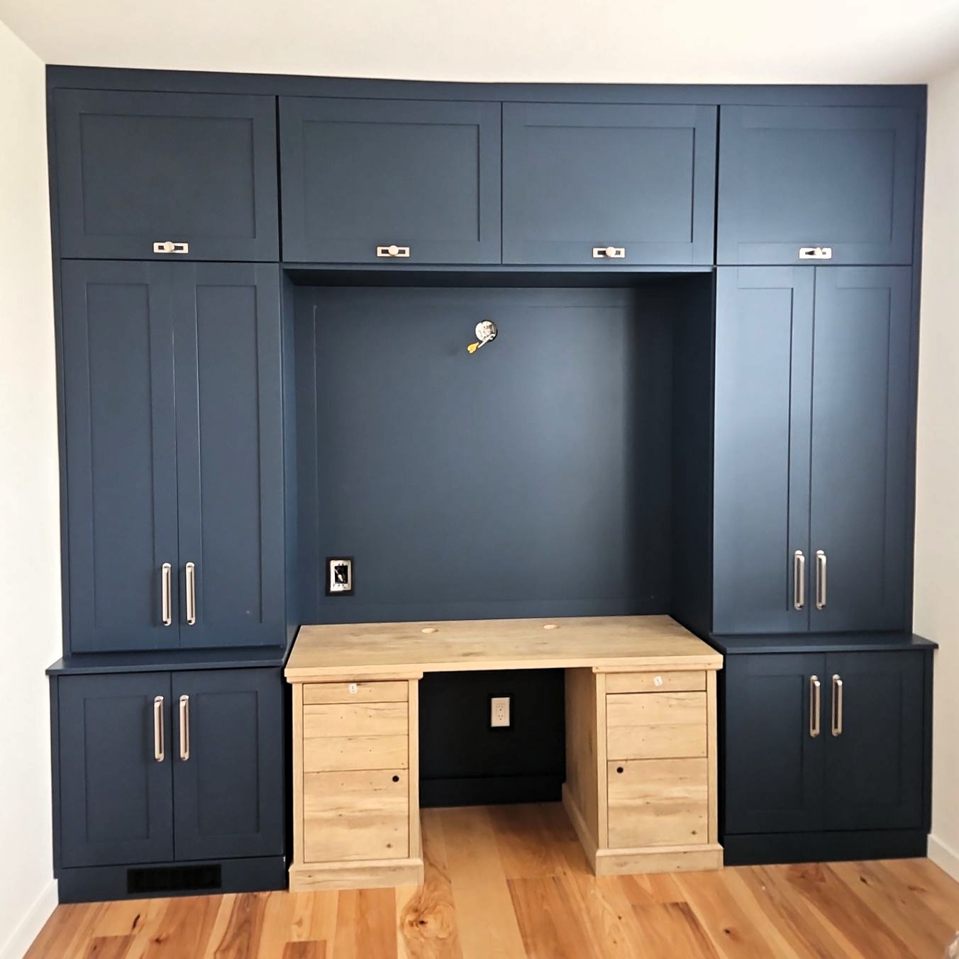 two-tone custom built-in designed for Northglenn home