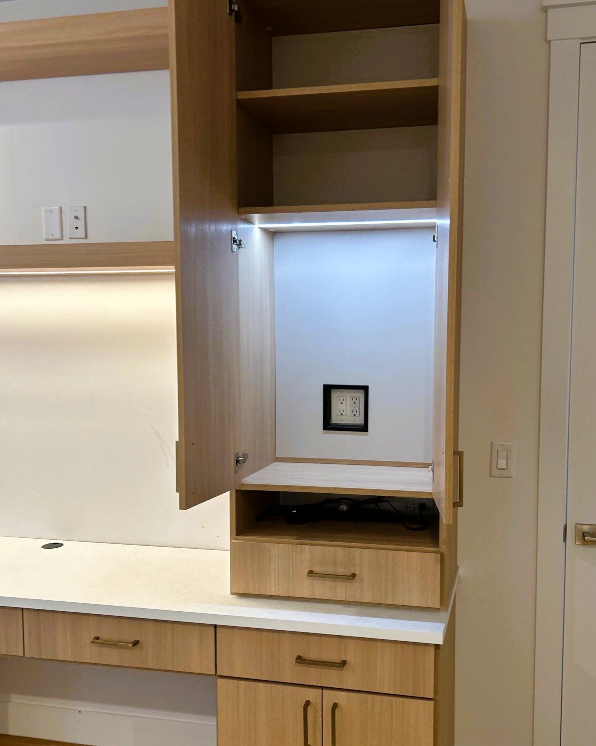 integrated lighting in home office in Denver Colorado