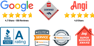 roofing contractor review badges