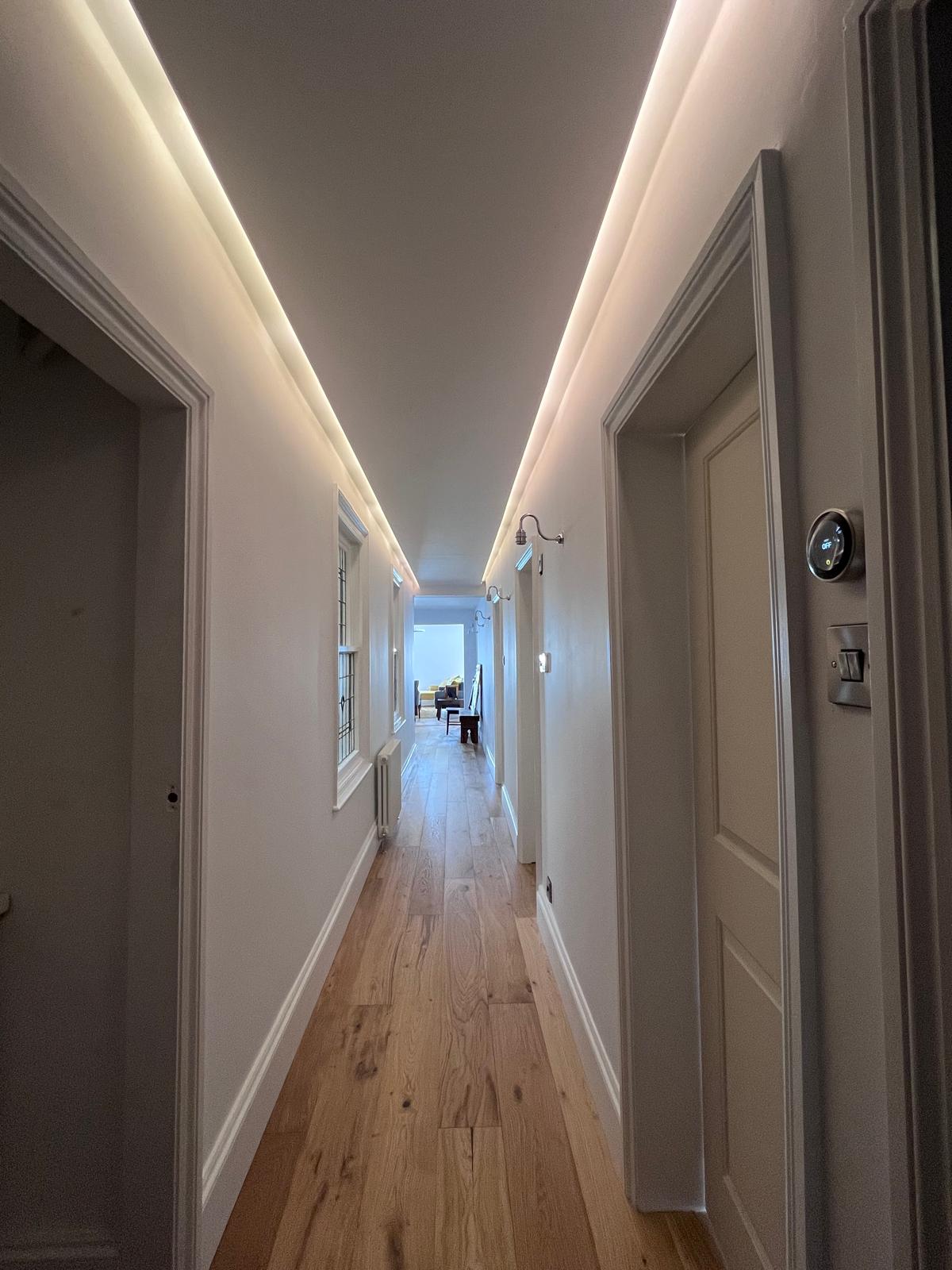 Herringbone parquet flooring in Sussex