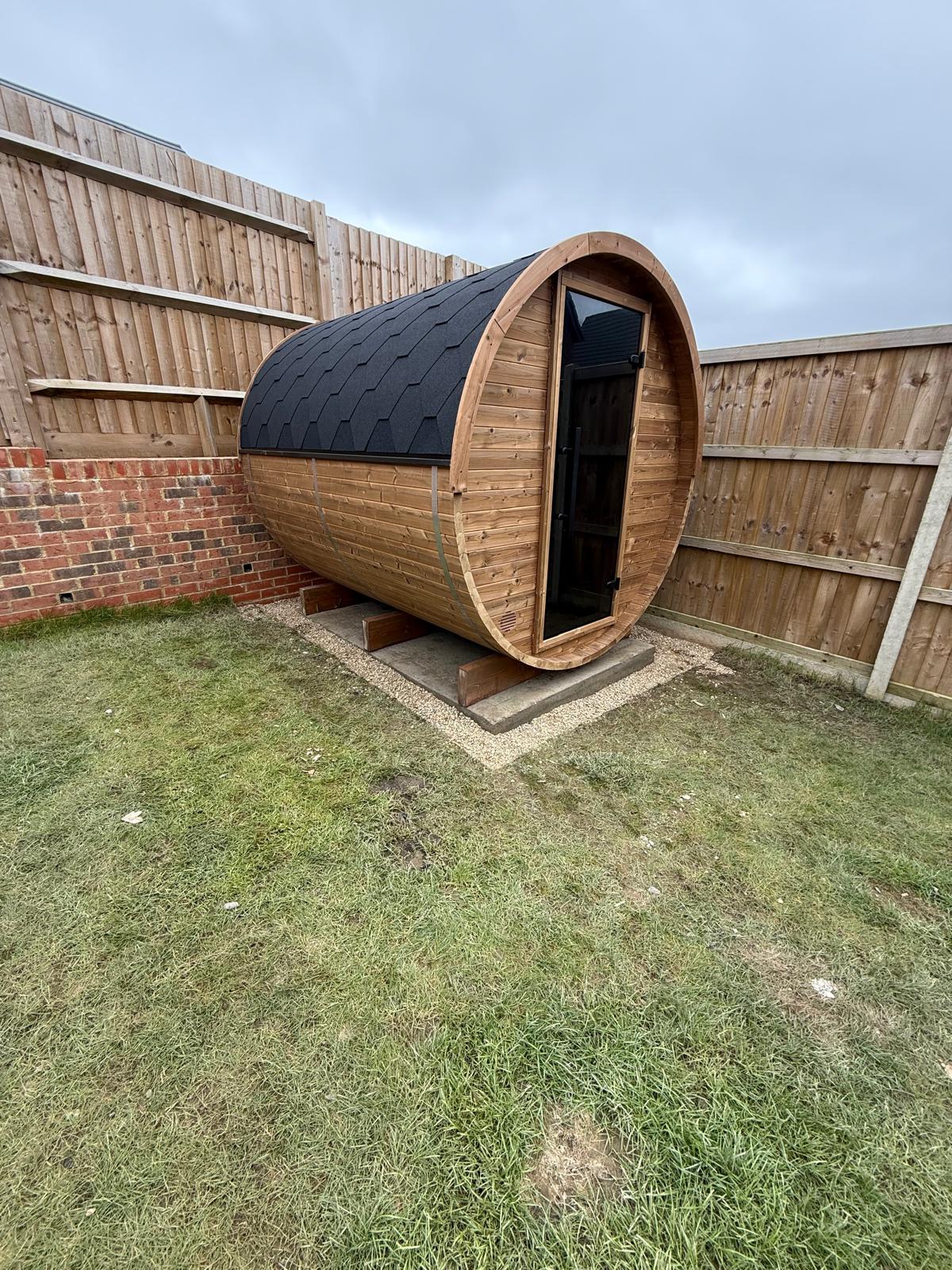 Bespoke garden sauna Sussex