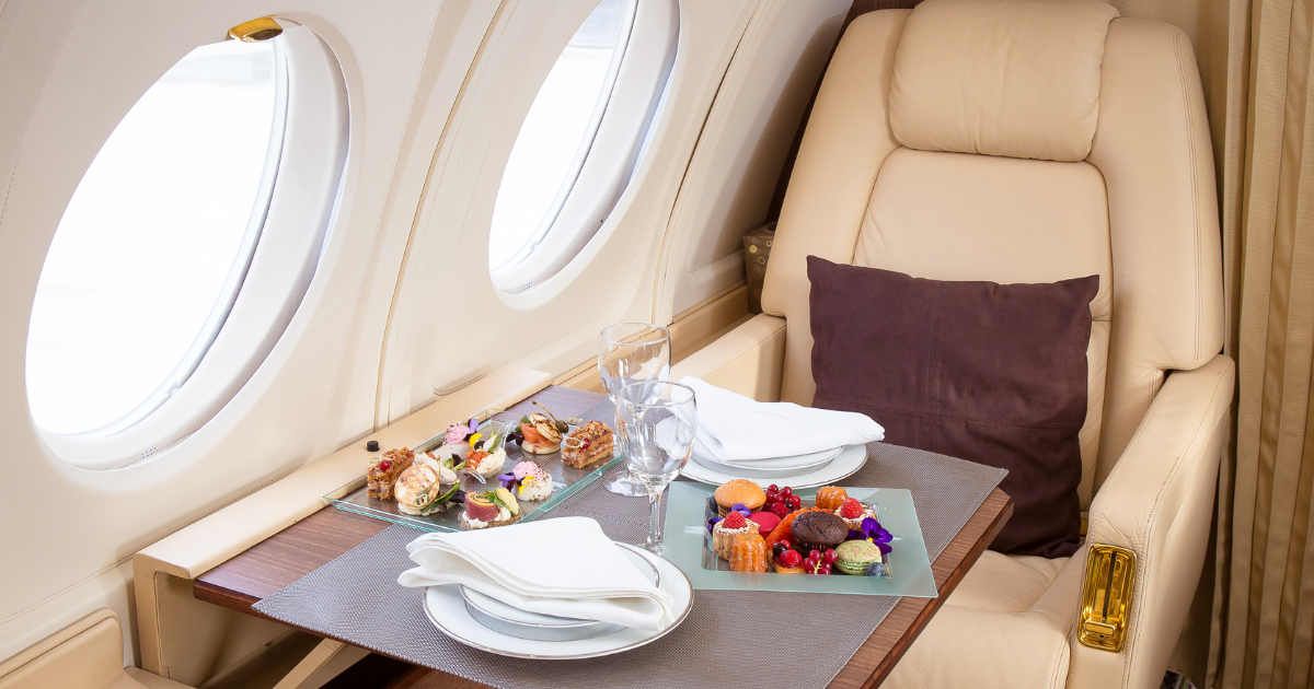 food catering on private planes: 4 things to know!... Private Airline Charter Catering | Boston Catering Co.
