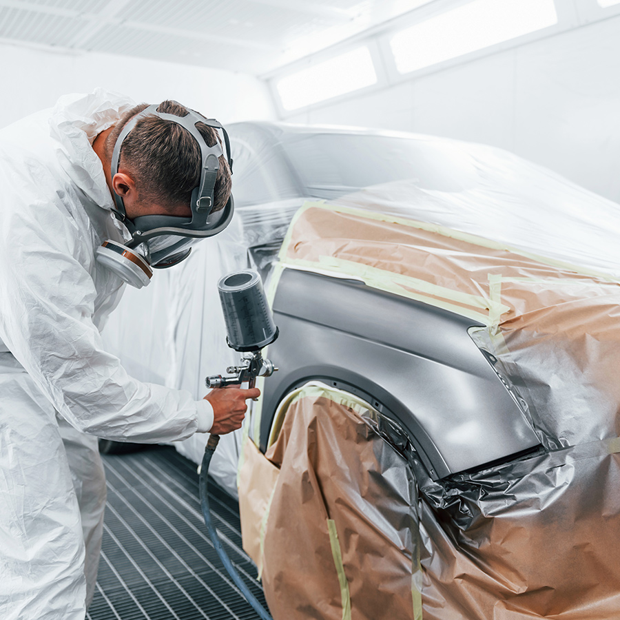 Collision repair painter