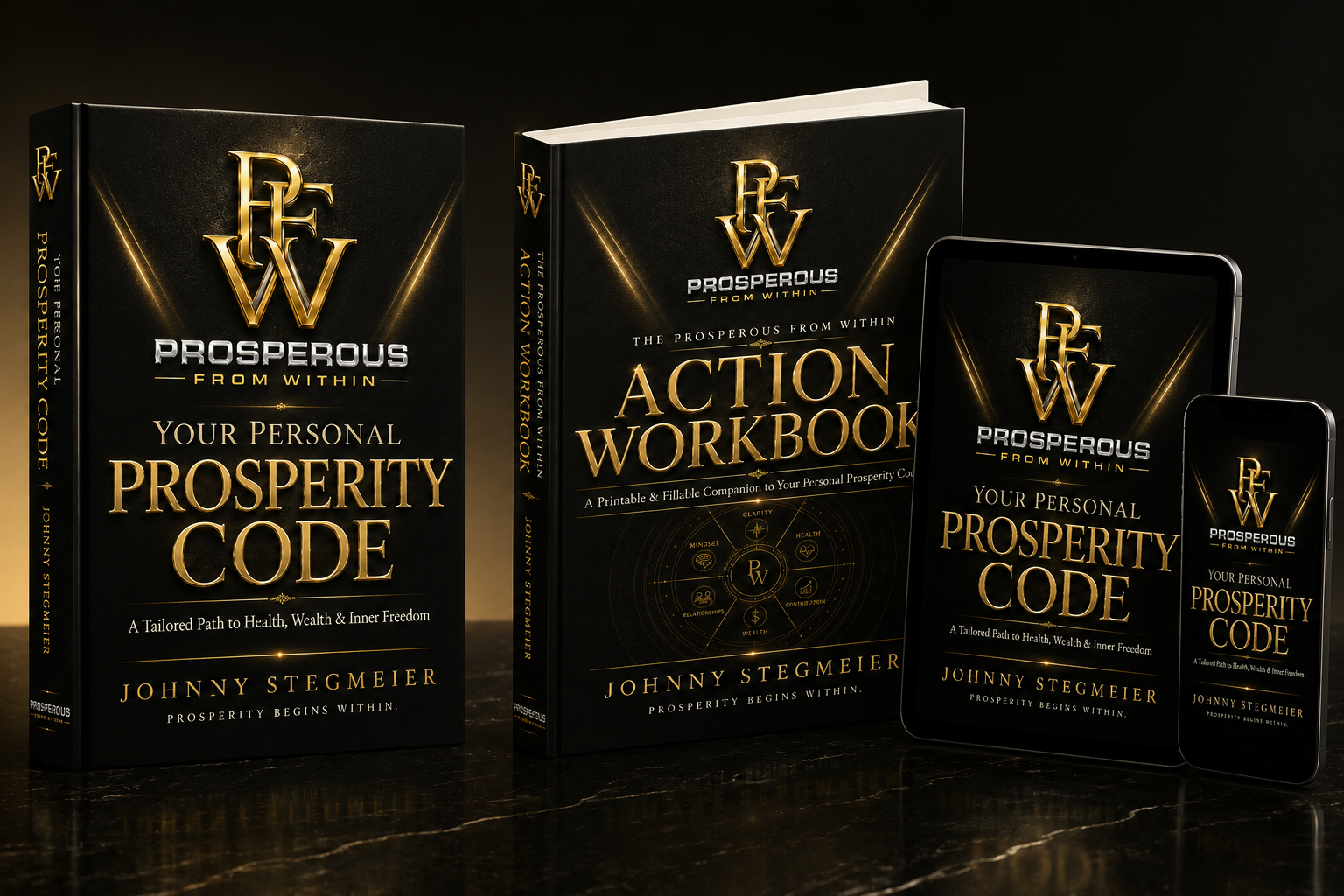 Prosperous From Within Action Workbook mockup
