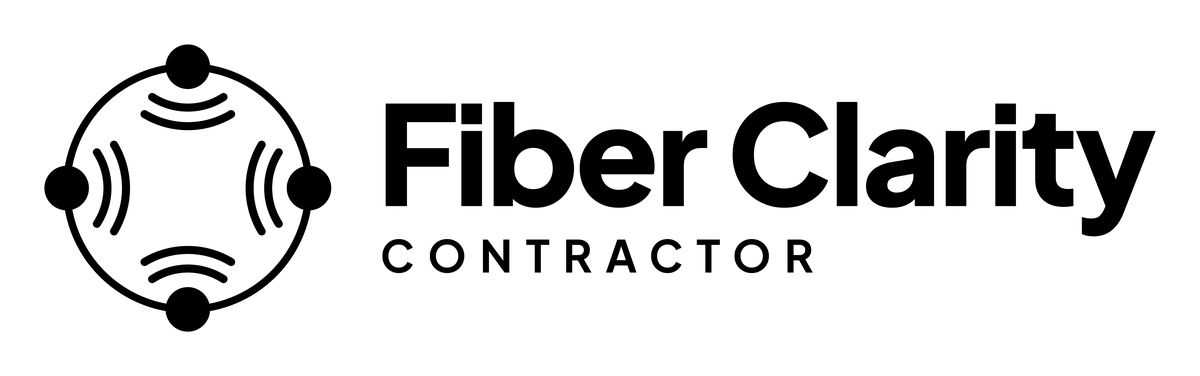 Fiber Clarity one color black logo