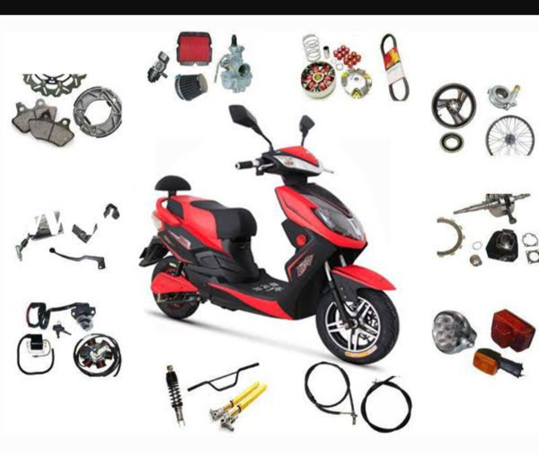 Electric scooter plastic body panels and accessories