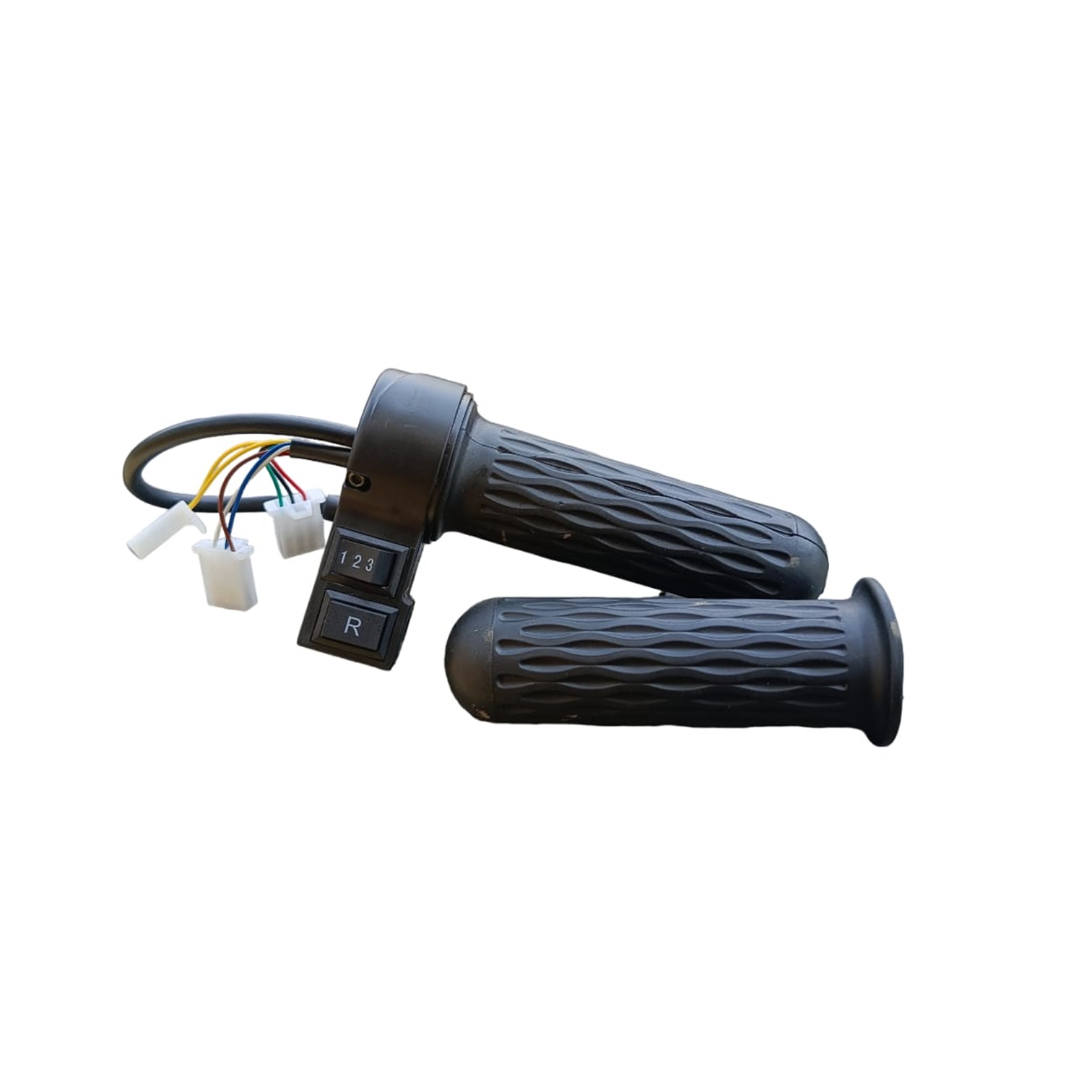 Electric scooter throttle accelerator handle assembly