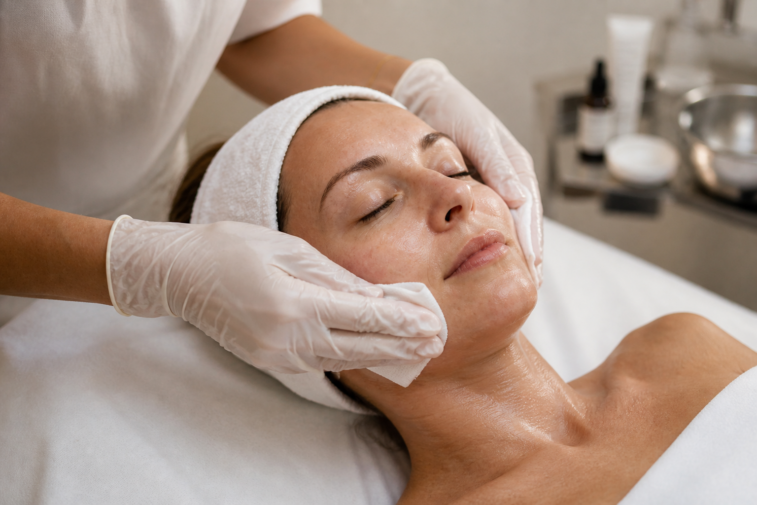 Signature Facial treatment at Dash Medical Spa in Delray Beach