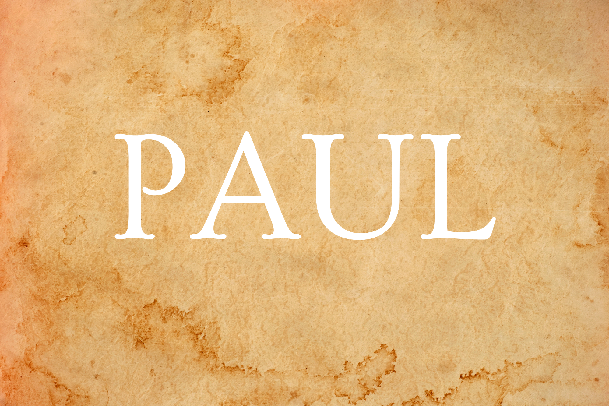 Paul: His Former Way Of Life In Judaism - Jeremy Kluth Presentations