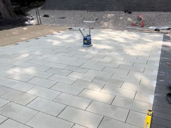 St. Michael Paver Patio Installation